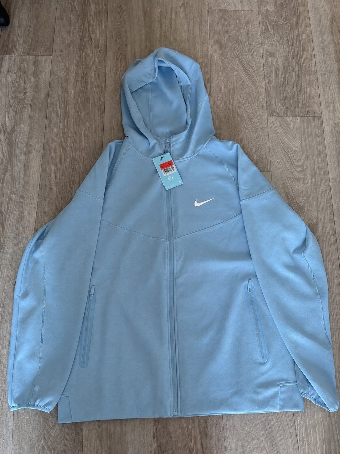 Nike NOCTA Tech Fleece Trainingspak - Lichtblauw, Kleding | Heren, Blauw, Nike, Ophalen of Verzenden, Maat 56/58 (XL)