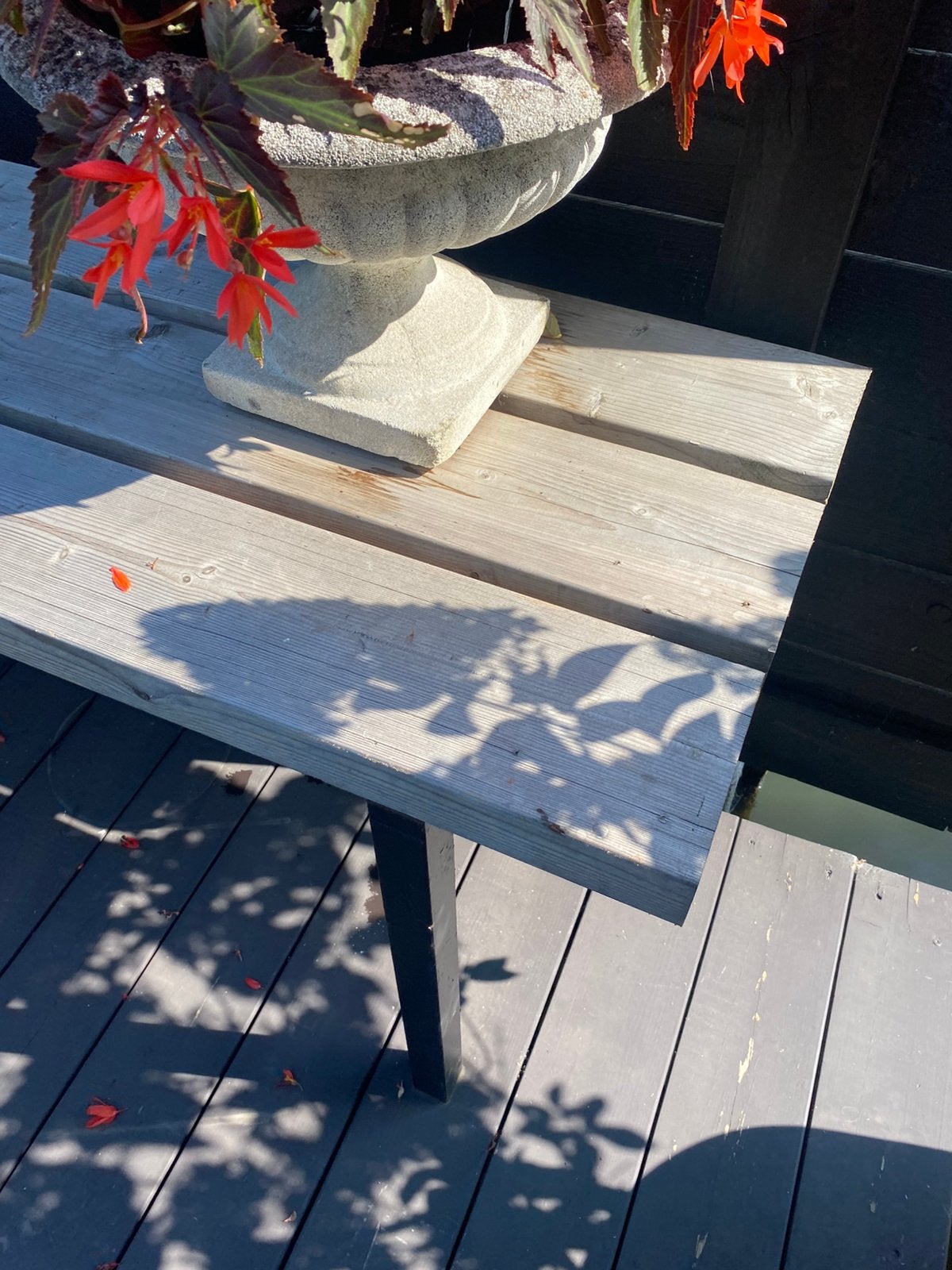 Sidetable/Werkbank/Oppottafel, Ophalen, Rechthoekig, Hout