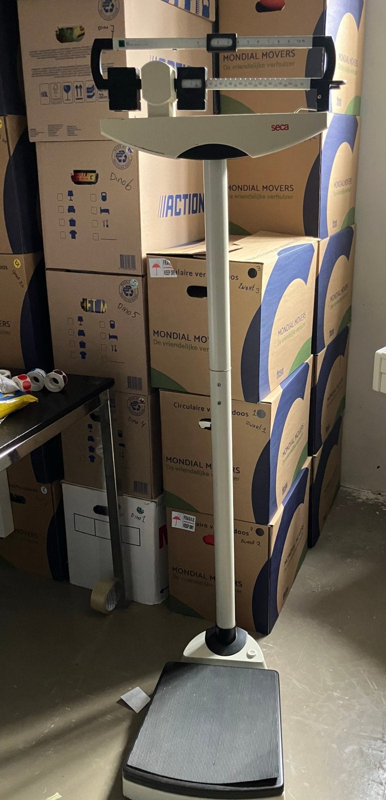 Seca Personenweegschaal - Max 220 kg, Nauwkeurig, Witgoed en Apparatuur, Ophalen, Gebruikt, Analoog, 100 kg of meer