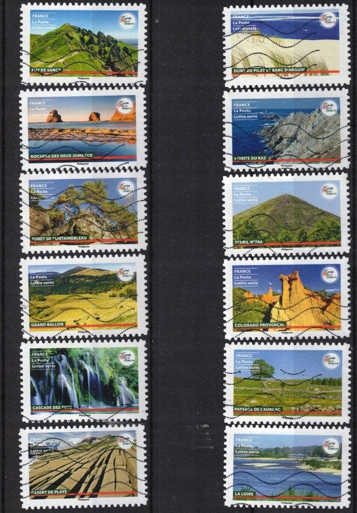 Frankrijk, serie "landschappen" 2021-89, Verzenden, Gestempeld