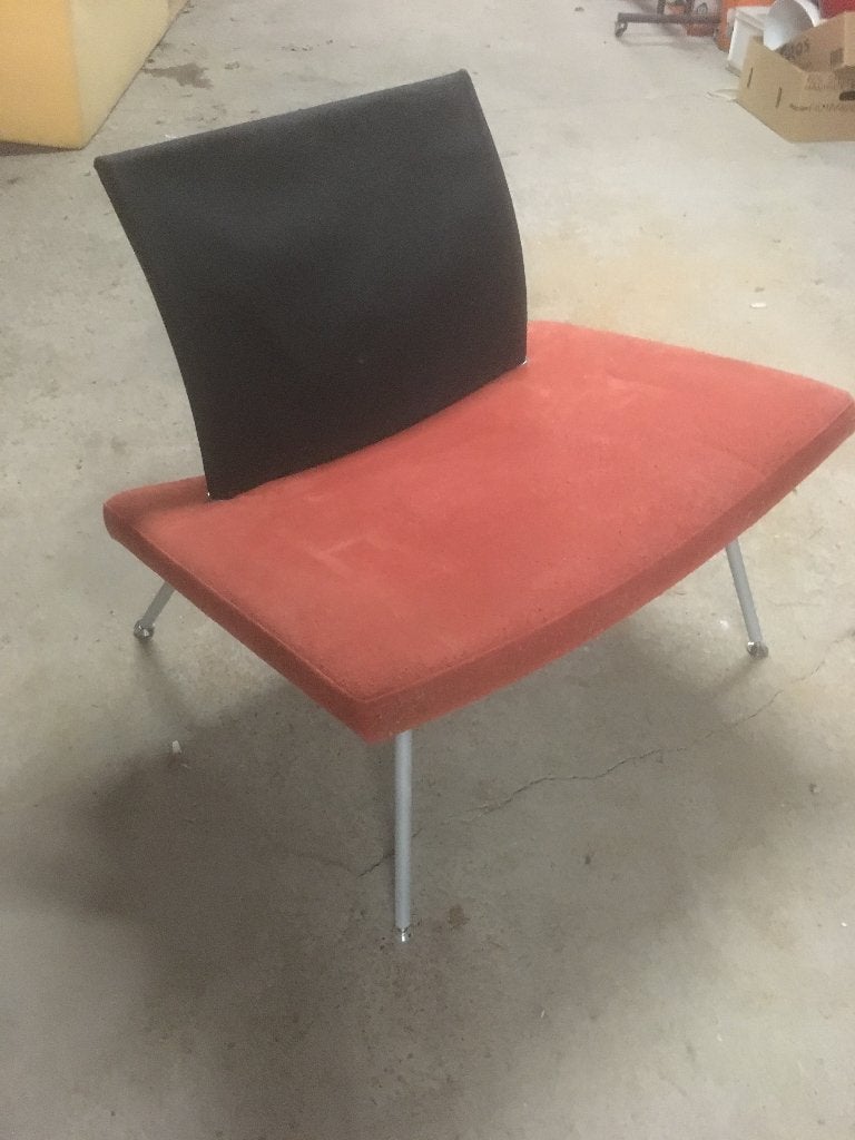 KFF design fauteuil alcantara, Ophalen, Gebruikt, Design, 75 tot 100 cm