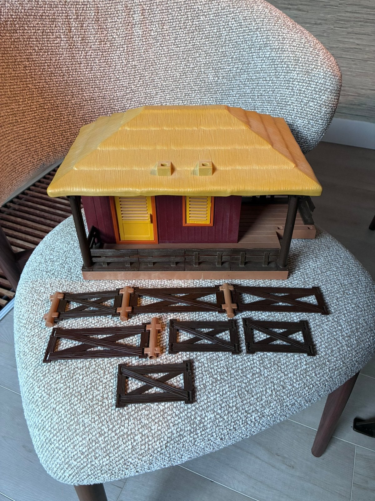 Onderdelen Safari hut., Kinderen en Baby's, Speelgoed | Playmobil, Wild life, Gebruikt, Gebouw, Losse onderdelen