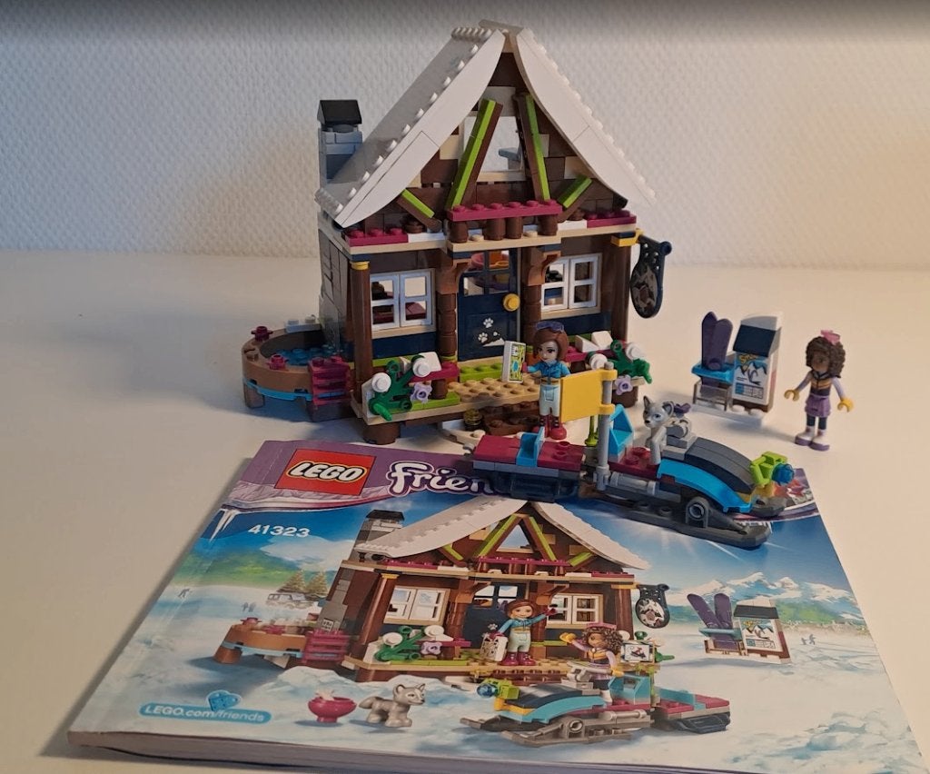 LEGO Friends Wintersport chalet 41323, Gebruikt, Lego, Compleet, Friends