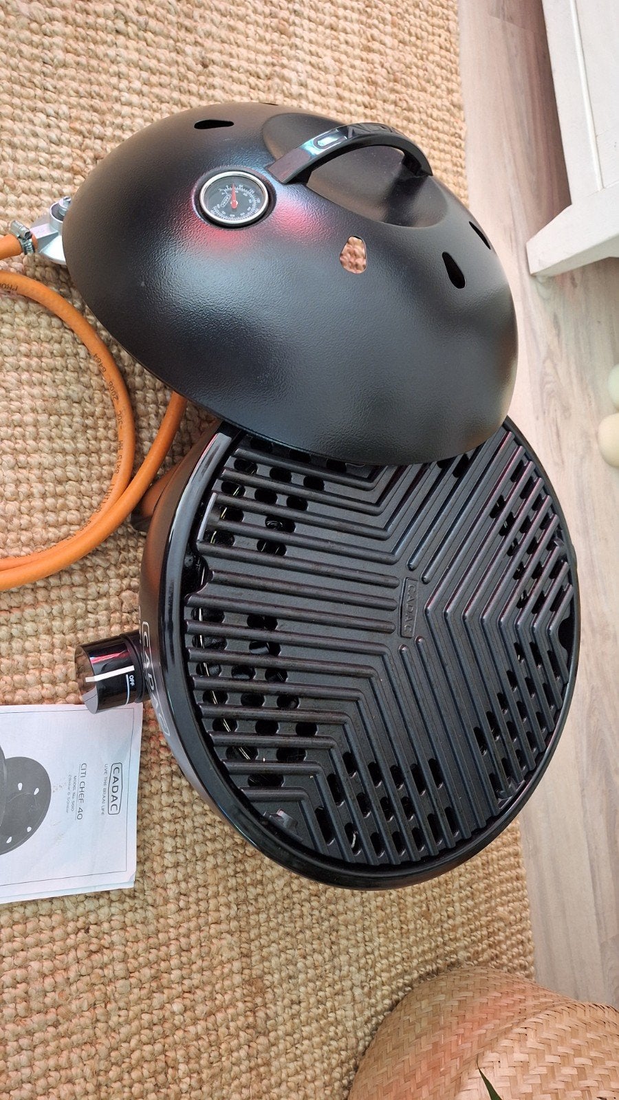 Cadac Citi Chef 40 BBQ met Skottel en hoes, Tuin en Terras, Ophalen of Verzenden, Zo goed als nieuw, Cadac