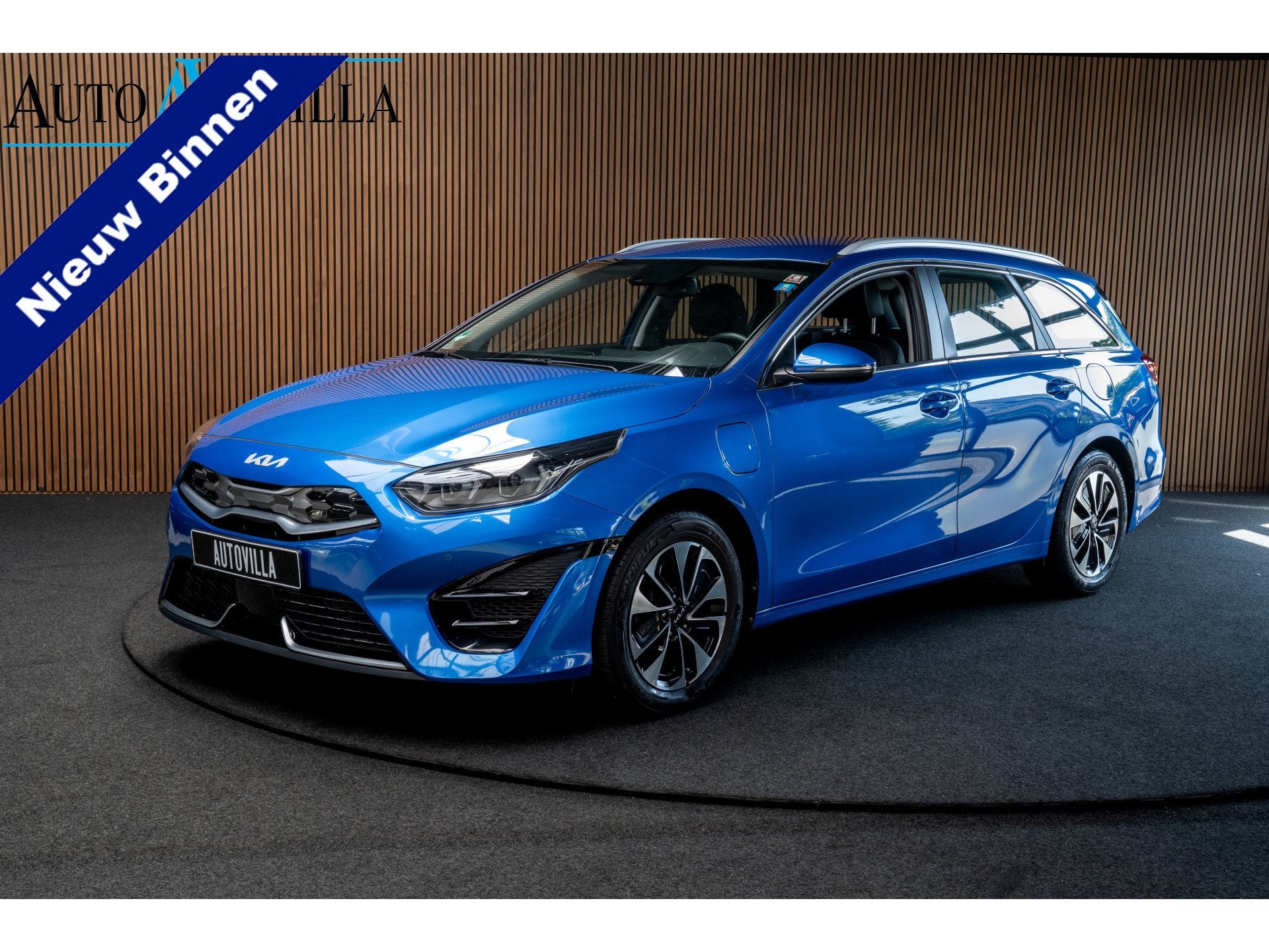 Kia Ceed Sportswagon 1.6 GDI PHEV Navi Camera ACC Leder Memo, Gebruikt, Zwart, Leder en Stof, Plug-in hybride