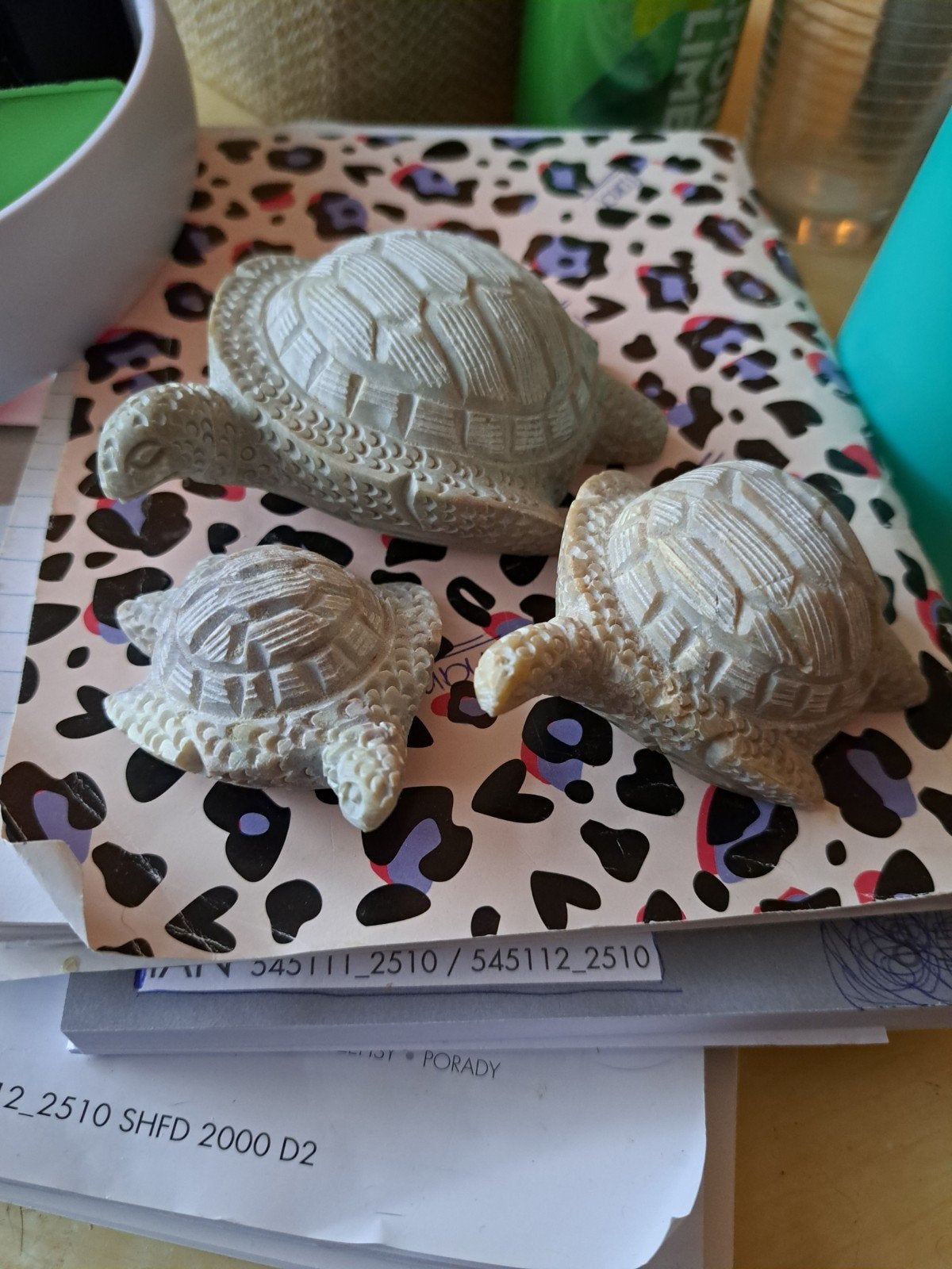 setje schildpadden van speksteen, Ophalen of Verzenden