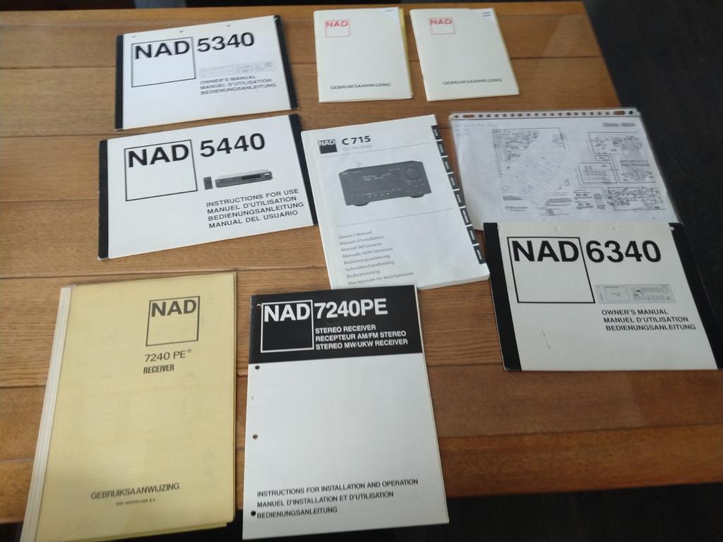 NAD beschrijvingen in een koop, Ophalen of Verzenden
