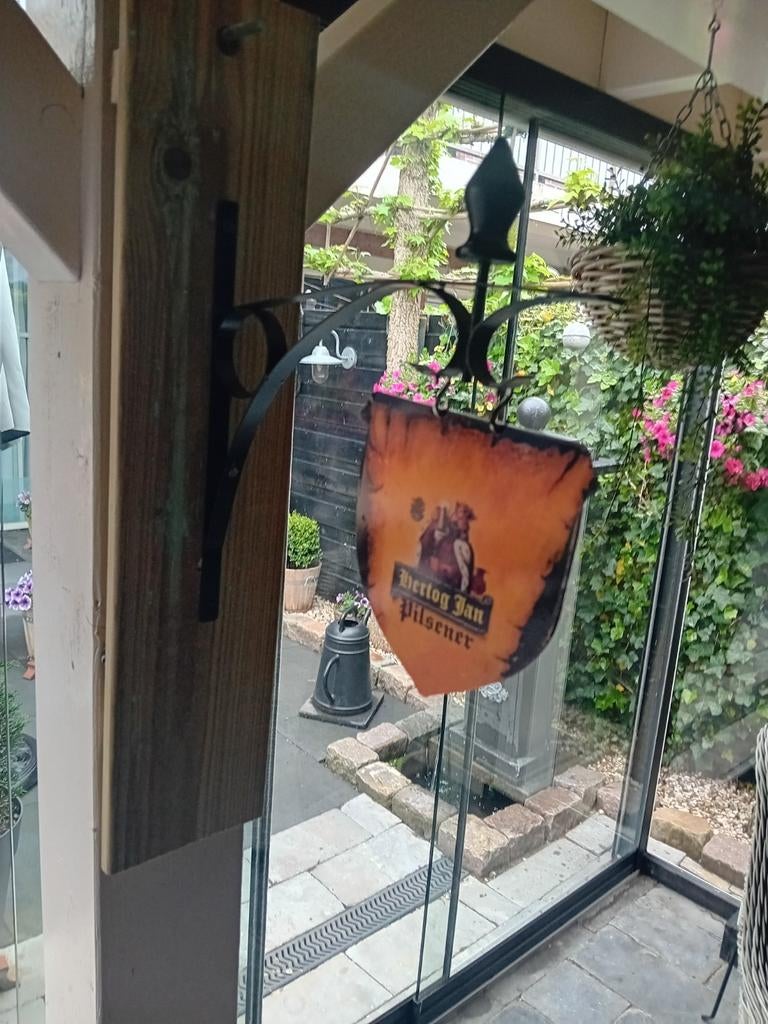 Uithangbord Hertog-Jan, Verzamelen, Biermerken, Ophalen of Verzenden, Zo goed als nieuw, Flesje(s), Hertog Jan