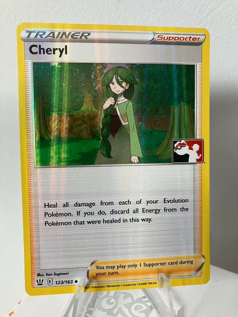Cheryl 123/163 - Battle Styles - Holo Bleed, Ophalen of Verzenden, Nieuw, Losse kaart, Foil