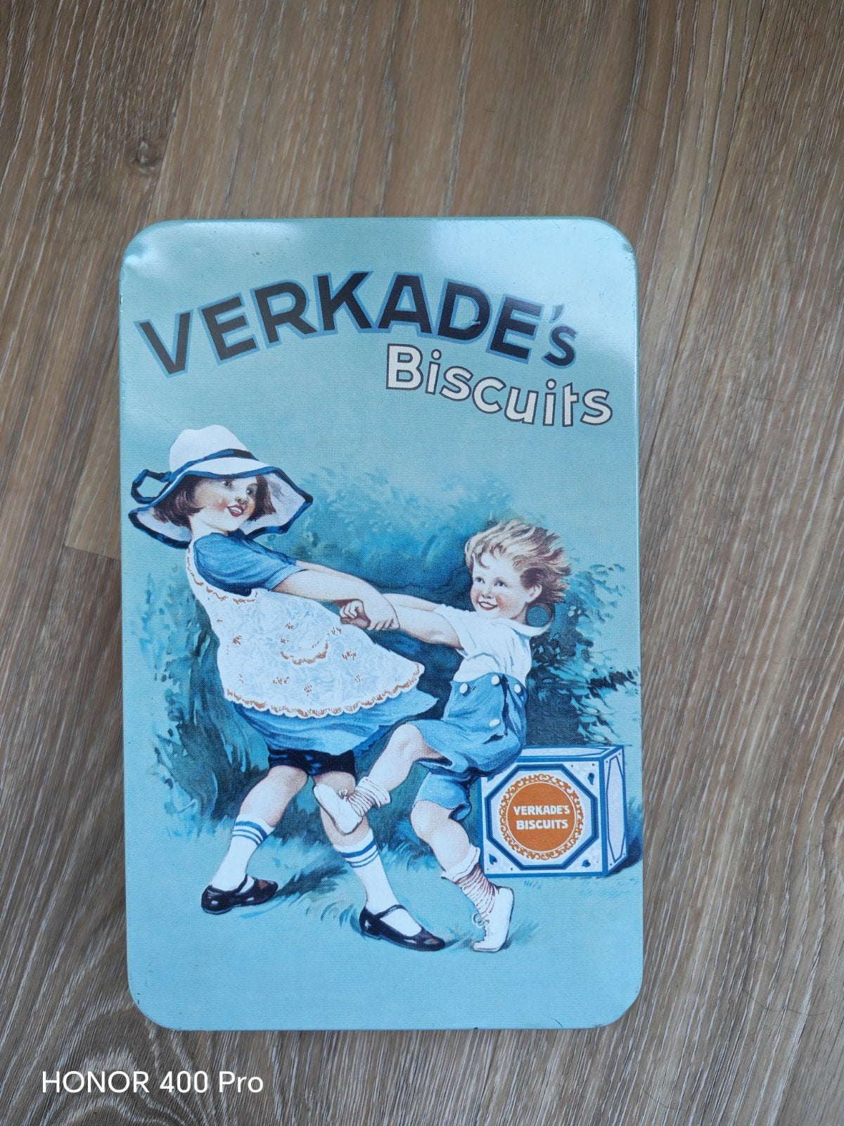 Vintage Verkade's Biscuits blik, Verzamelen, Ophalen of Verzenden, Zo goed als nieuw, Koek(jes), Verkade
