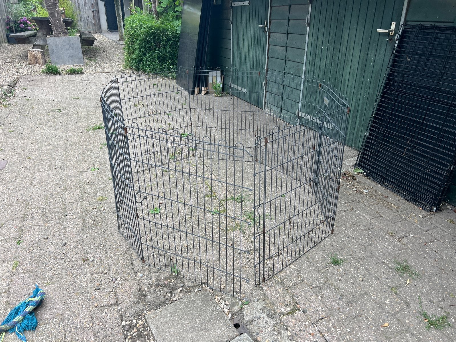 Puppen ren, twee stuks, Dieren en Toebehoren, Hondenhokken, Ophalen of Verzenden, Gebruikt, 110 cm of meer, 65 tot 100 cm