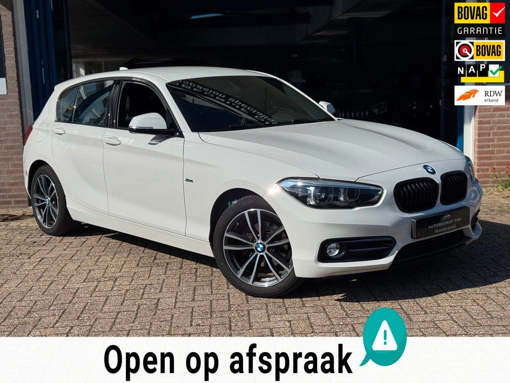 BMW 1-serie 116i Edition Sport Shadow 2018 NAVI CLIMA NAP!, Auto's, BMW, Bedrijf, Te koop, 1-Serie, ABS, Airbags, Airconditioning