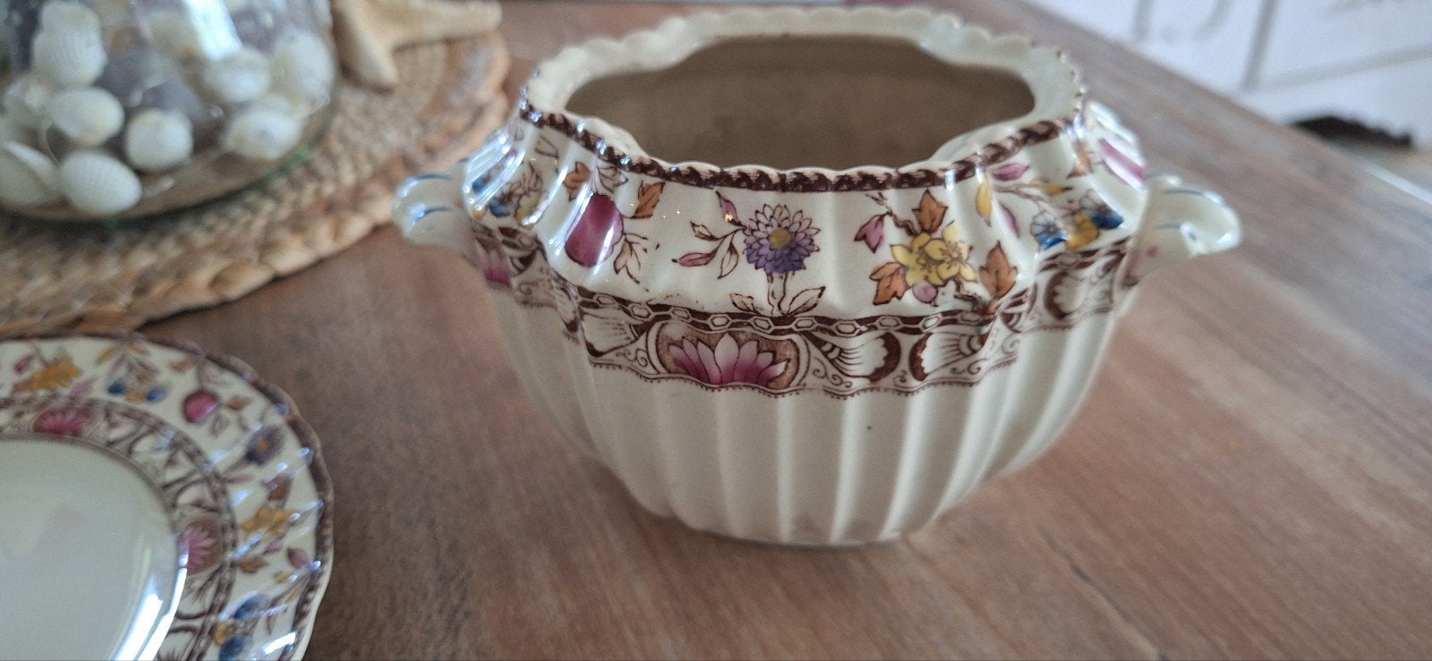 Antieke Copeland & Sons Stoke-on-Trent Schaal en Bord, Antiek en Kunst, Ophalen of Verzenden