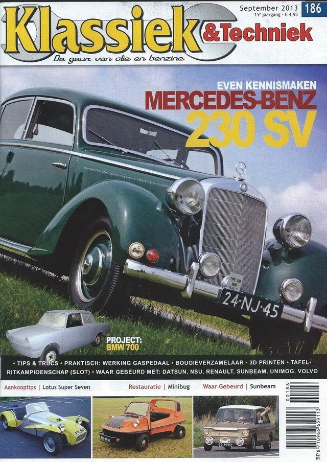 Klassiek & Techniek 186 2013 : Lotus & Caterham Seven - BMW, Boeken, Ophalen of Verzenden, Gelezen, Algemeen