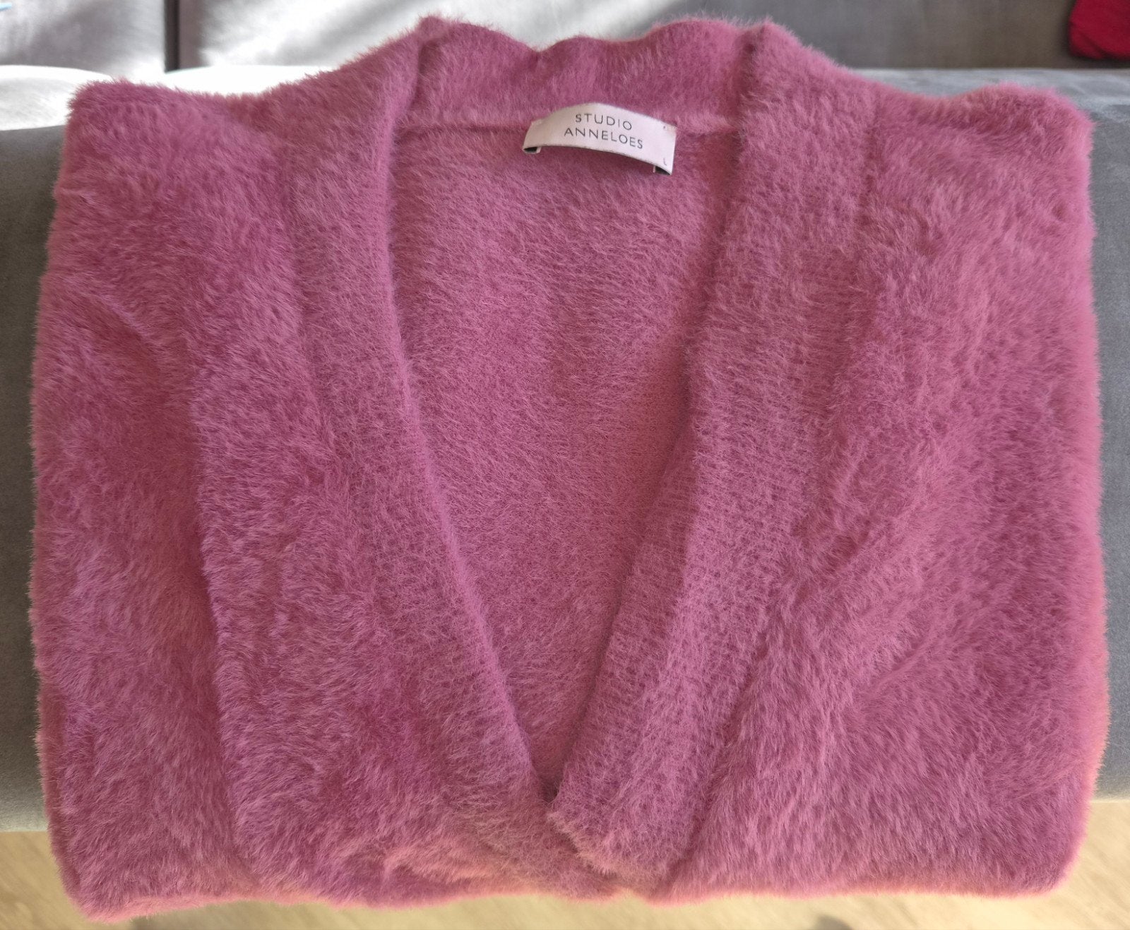 Studio Anneloes vintage berry Nuri wrap pullover trui zgan, Studio Anneloes, Maat 42/44 (L), Ophalen of Verzenden, Zo goed als nieuw
