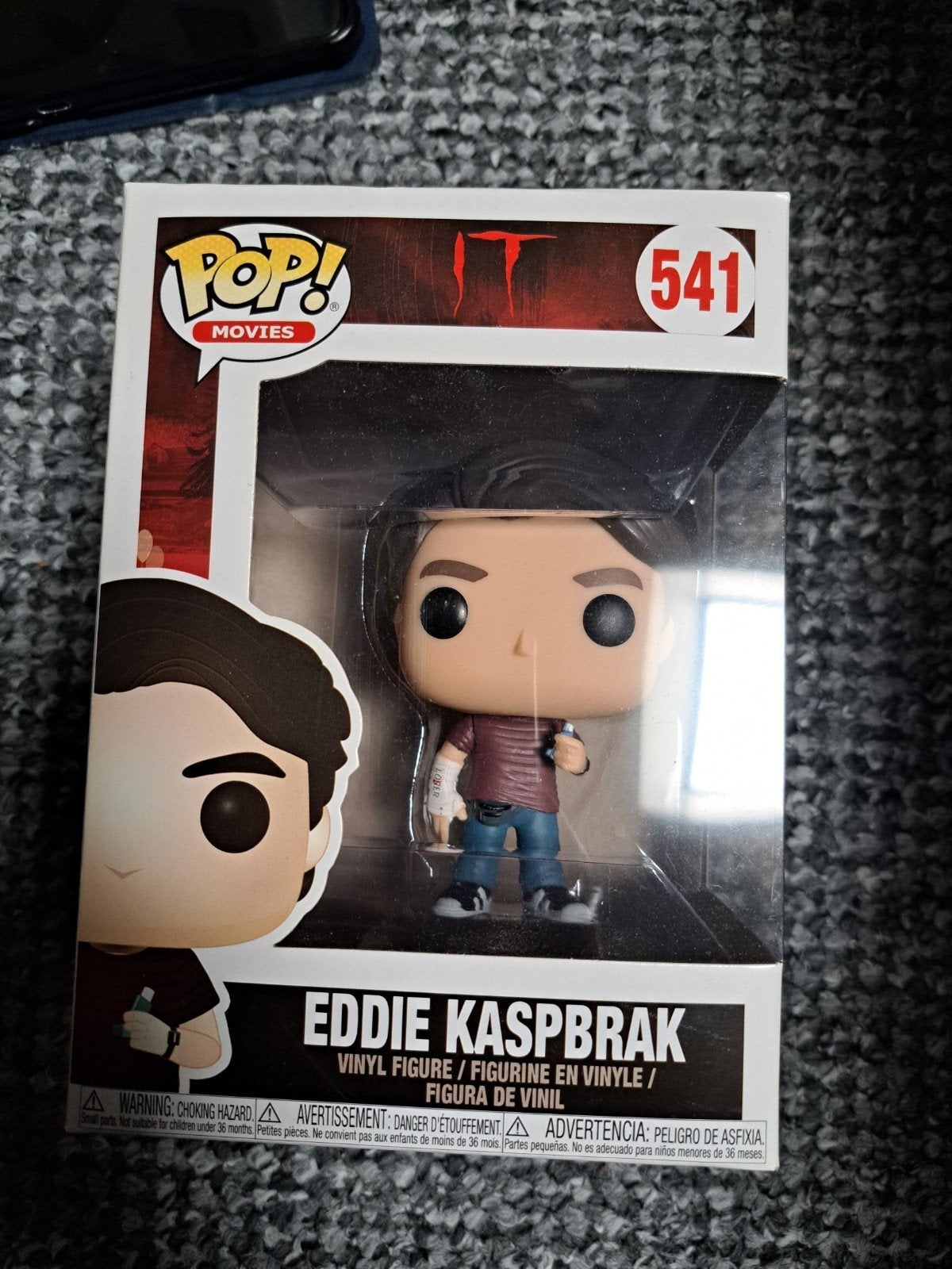 Funko Pop! Movies IT Eddie Kaspbrak #541, Verzenden