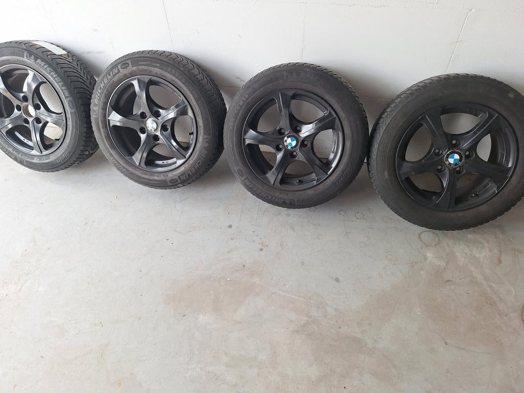 Zwarte bmw velgen 16 inch 5 gaats, Ophalen of Verzenden