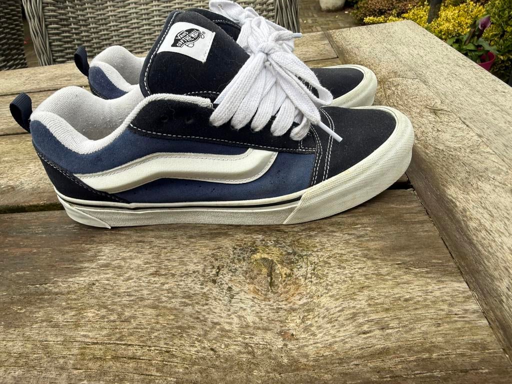 Vans KNU Skool Navy maat 44, Ophalen of Verzenden, Zo goed als nieuw, Blauw