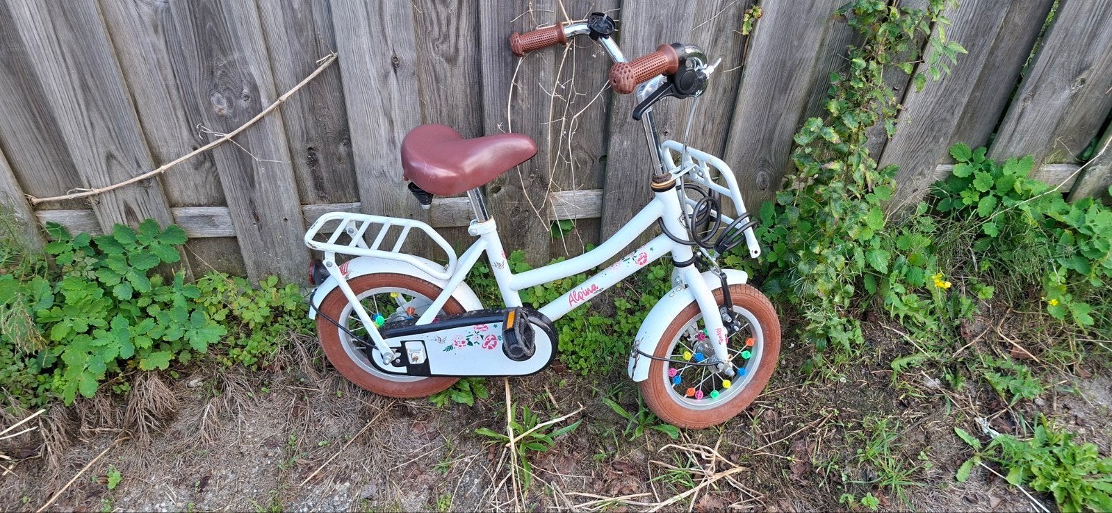 kinder fiets 12,5 inc, Ophalen, Terugtraprem, Zijwieltjes, Gebruikt