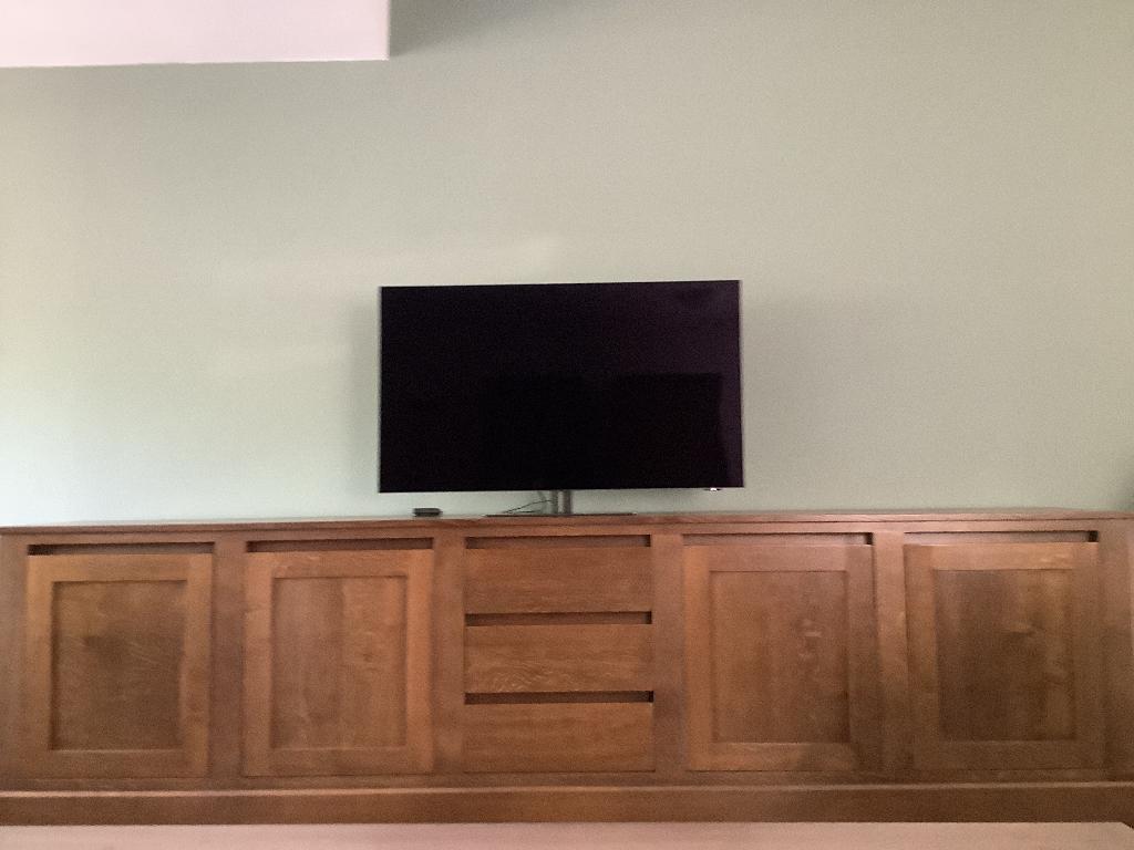 Dressoir, Huis en Inrichting, Kasten | Dressoirs, Ophalen, Gebruikt, Met deur(en), Eikenhout
