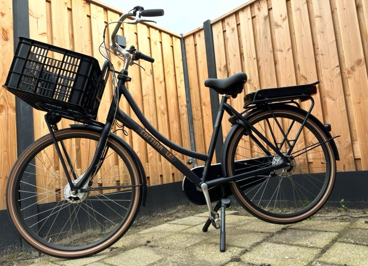Elektrische fiets Cortina E-U4 Family  D54 Dark Grey, Ophalen, Zo goed als nieuw, Versnellingen