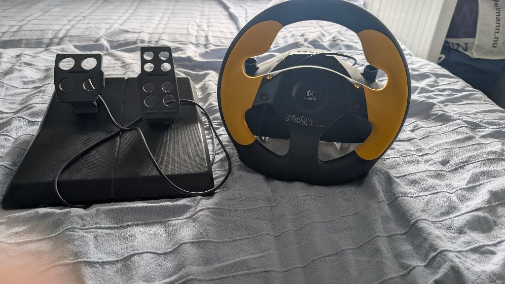 Logitech Wingman Formula GP stuur, Ophalen, Zo goed als nieuw, Logitech