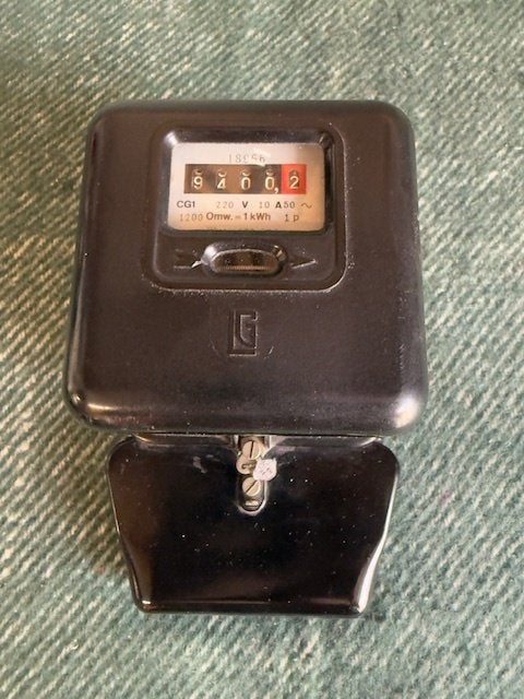 ELEKTRAMETER, STROOMMETER, VINTAGE, OUDERWETS, ZEER GOED,., Ophalen of Verzenden, Gebruikt