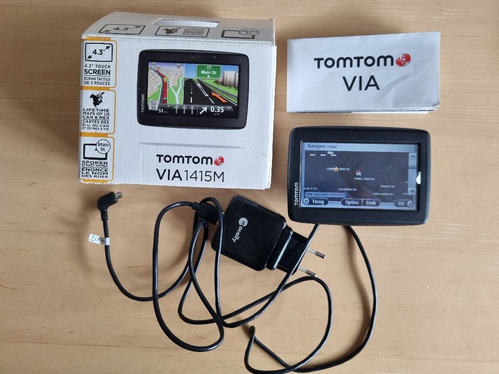 TomTom VIA 1415M met lifetime updates, Ophalen, Zo goed als nieuw