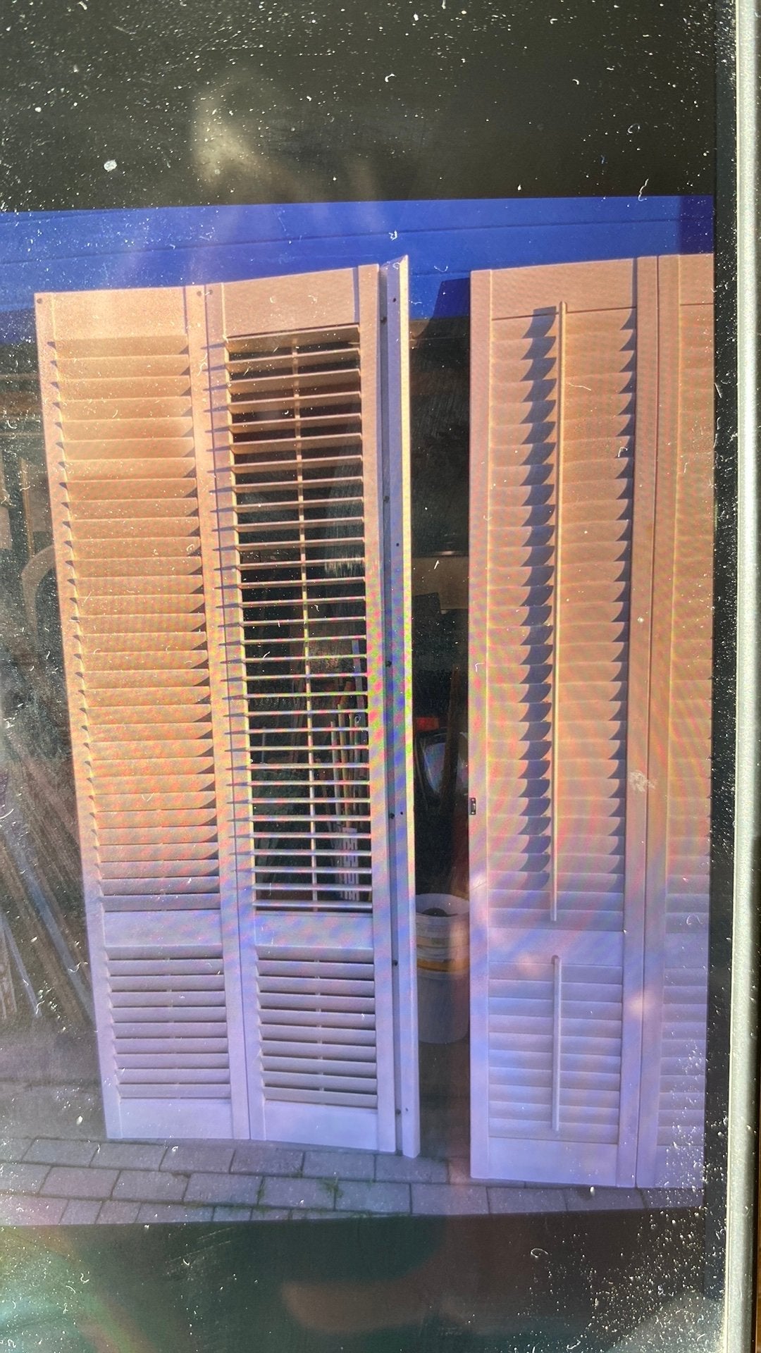 Houten shutters, Ophalen of Verzenden, Zo goed als nieuw