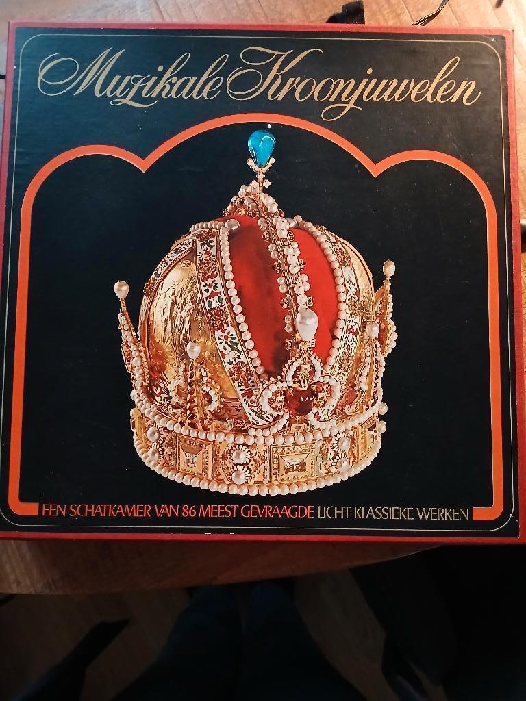 LP-Box Muzikale kroonjuwelen, licht klassiek, collectorsitem, Overige formaten, Ophalen of Verzenden, Zo goed als nieuw, Overige typen