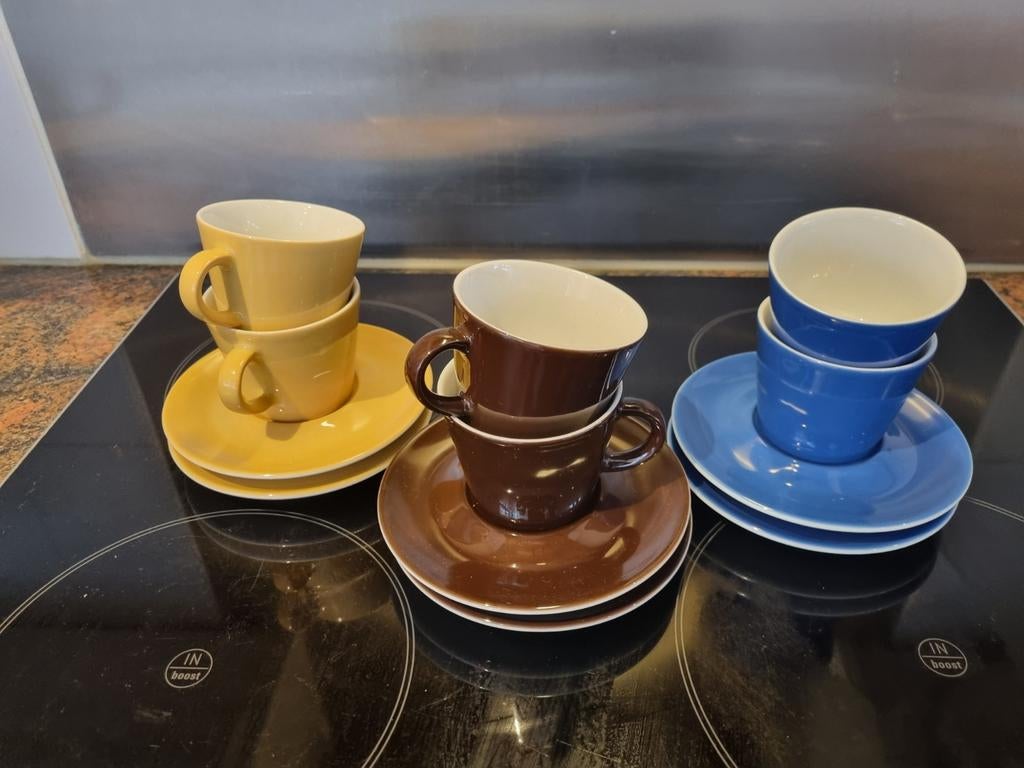 Perla by Artzberg koffie kopjes, Ophalen of Verzenden, Zo goed als nieuw, Overige stijlen, Kop(pen) en/of Schotel(s)