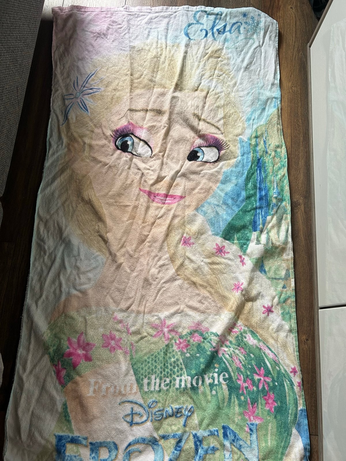 Disney Frozen Elsa Strandlaken / Badhanddoek, Ophalen of Verzenden, Gebruikt