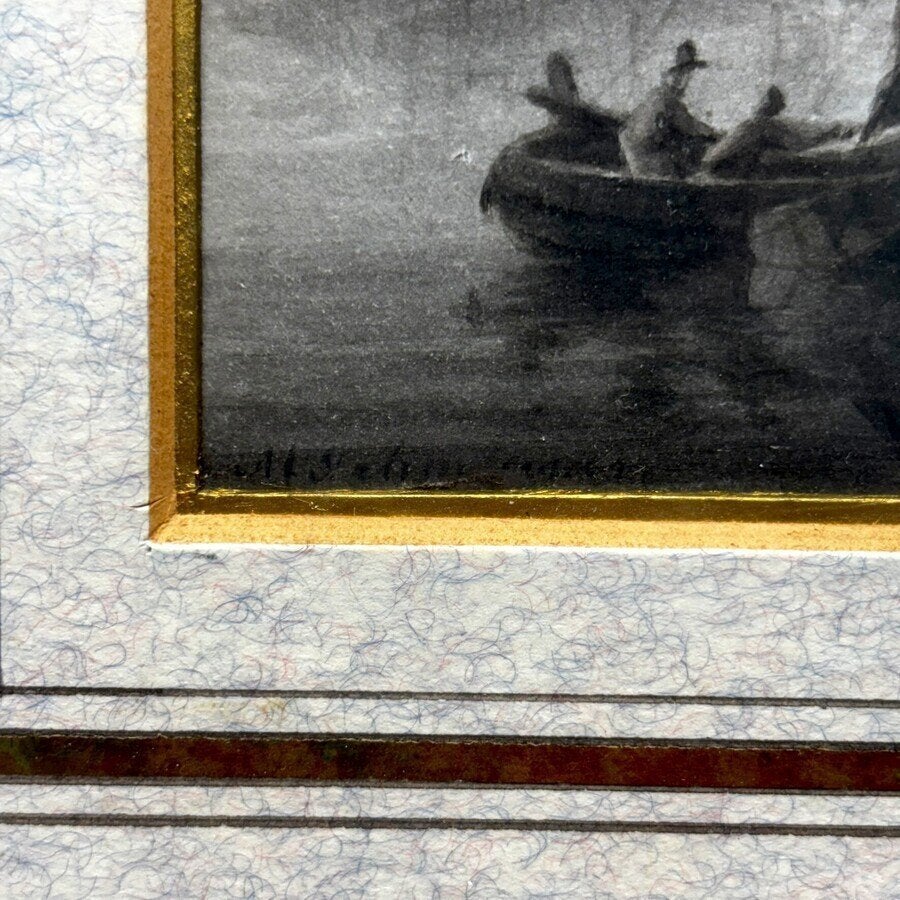 Martinus Schouman (1770-1848) - Schepen bij maanlicht, Antiek en Kunst, Ophalen of Verzenden
