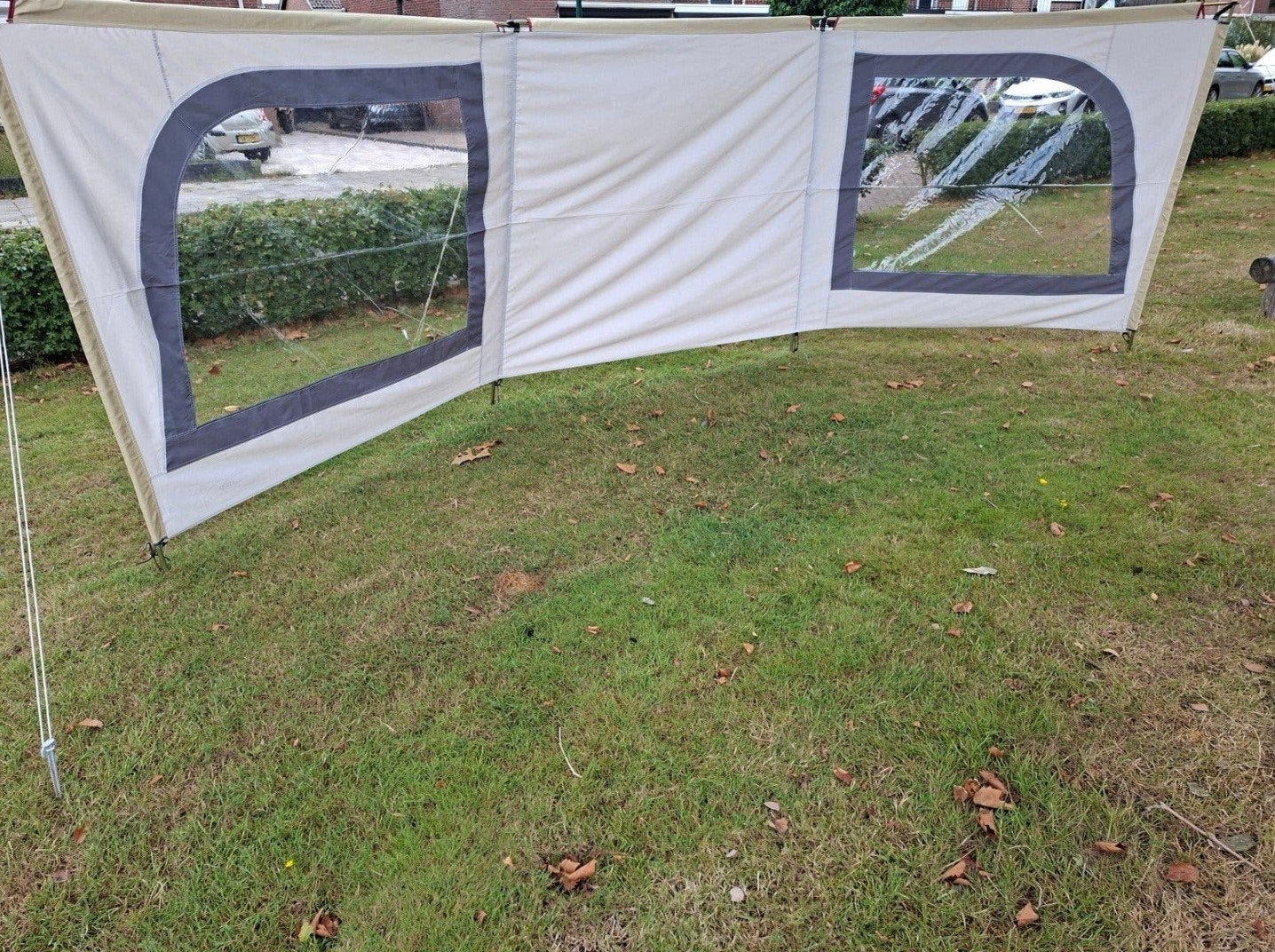 windscherm, Ophalen, Zo goed als nieuw