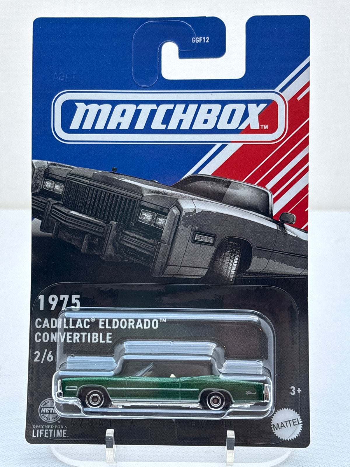 Matchbox 1975 Cadillac Eldorado Convertible Groen, Auto, Nieuw, Ophalen of Verzenden, Mattel