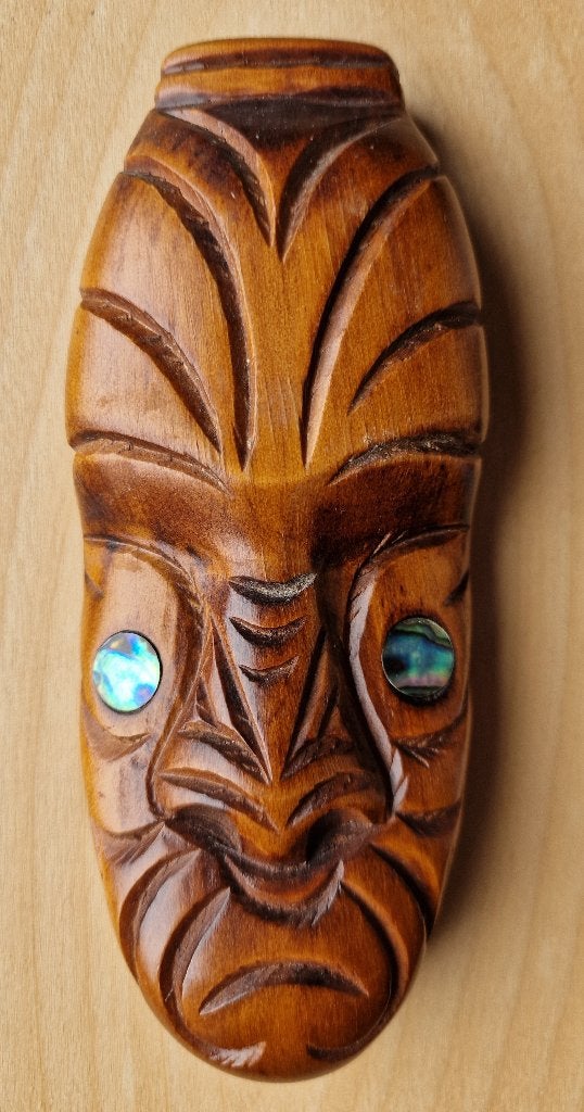 Maori houtsnijwerk - New Zealand., Ophalen of Verzenden