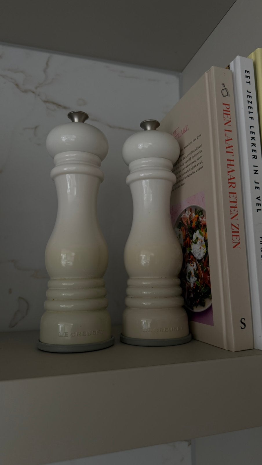 Le Creuset peper- en zoutmolen, Ophalen of Verzenden, Zo goed als nieuw
