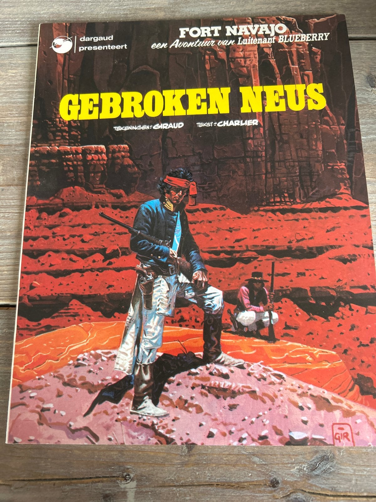 Gebroken Neus - Fort Navajo - Luitenant Blueberry, Boeken, Eén stripboek, Ophalen of Verzenden, Gelezen