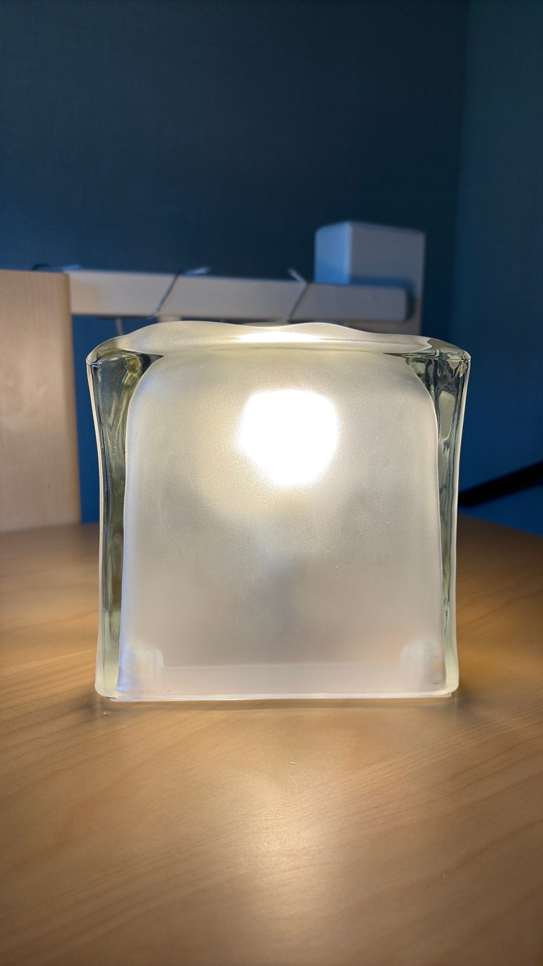 Vintage Ikea Iviken ice cube lamp jaren 90, Huis en Inrichting, Vintage, E14 (klein), Ophalen of Verzenden, IKEA