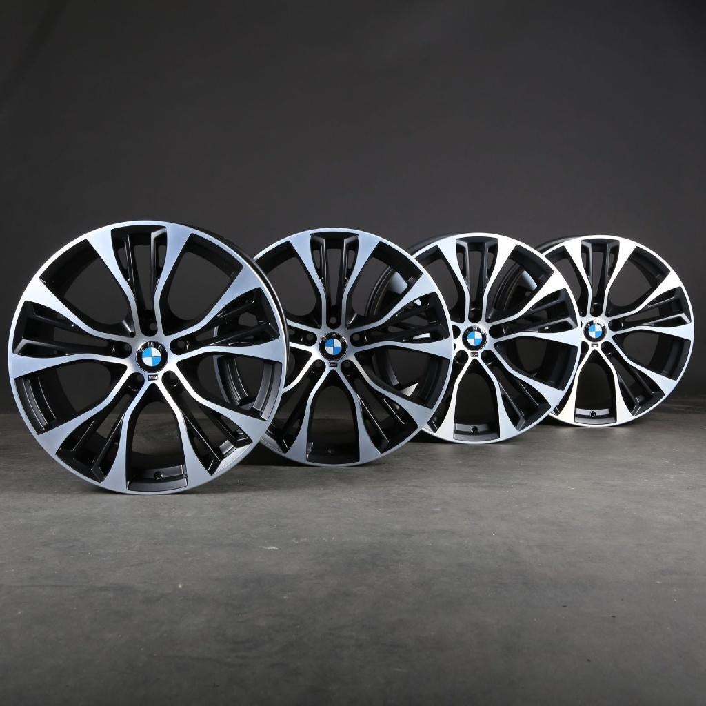Originele BMW 599M 21inch breedset velgen X5 X6, Auto-onderdelen, Banden en Velgen, Ophalen, Gebruikt, Velg(en), 21 inch