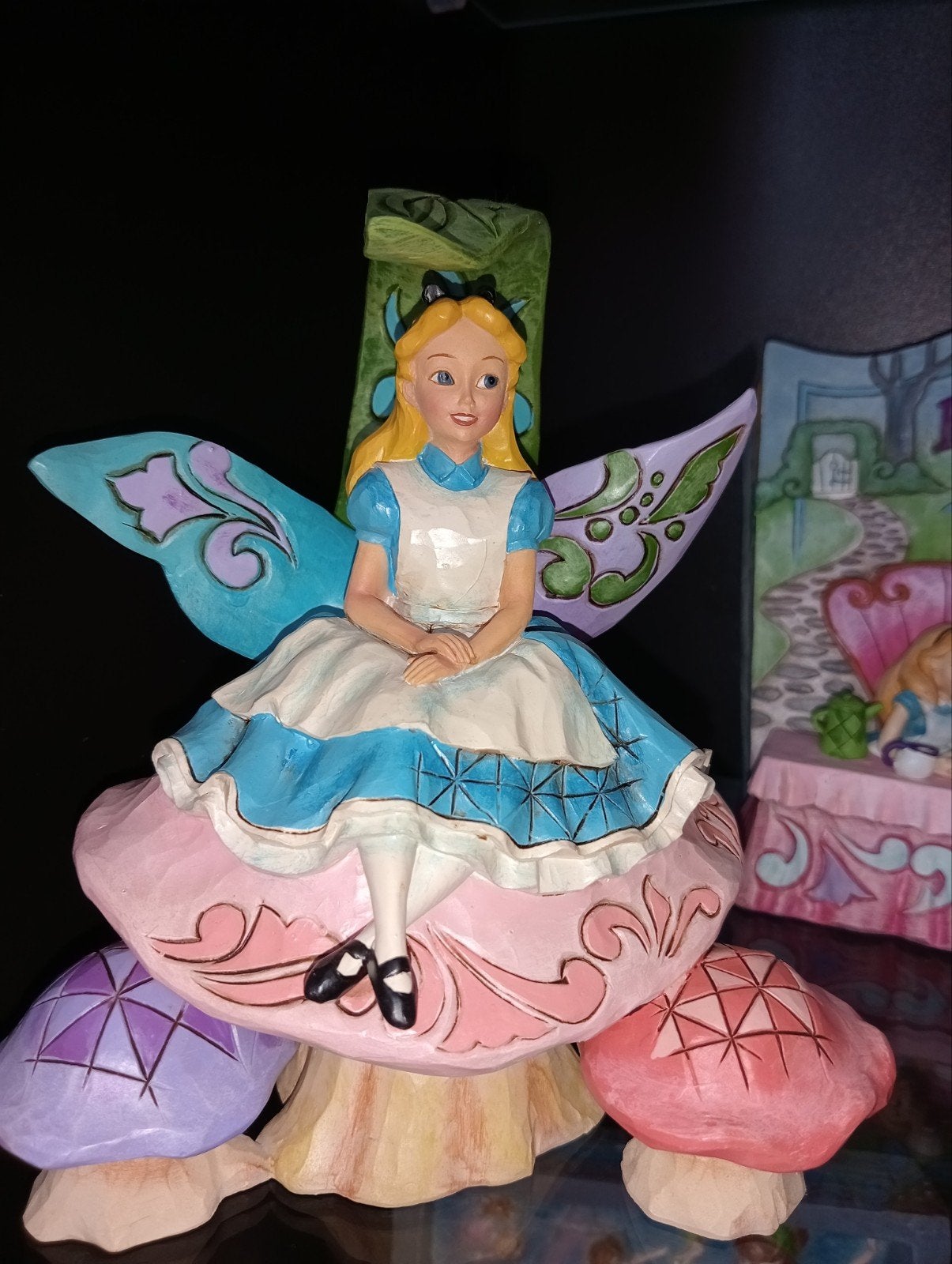 disney traditions Alice in Wonderland Jim shore, Ophalen, Overige figuren, Zo goed als nieuw, Beeldje of Figuurtje