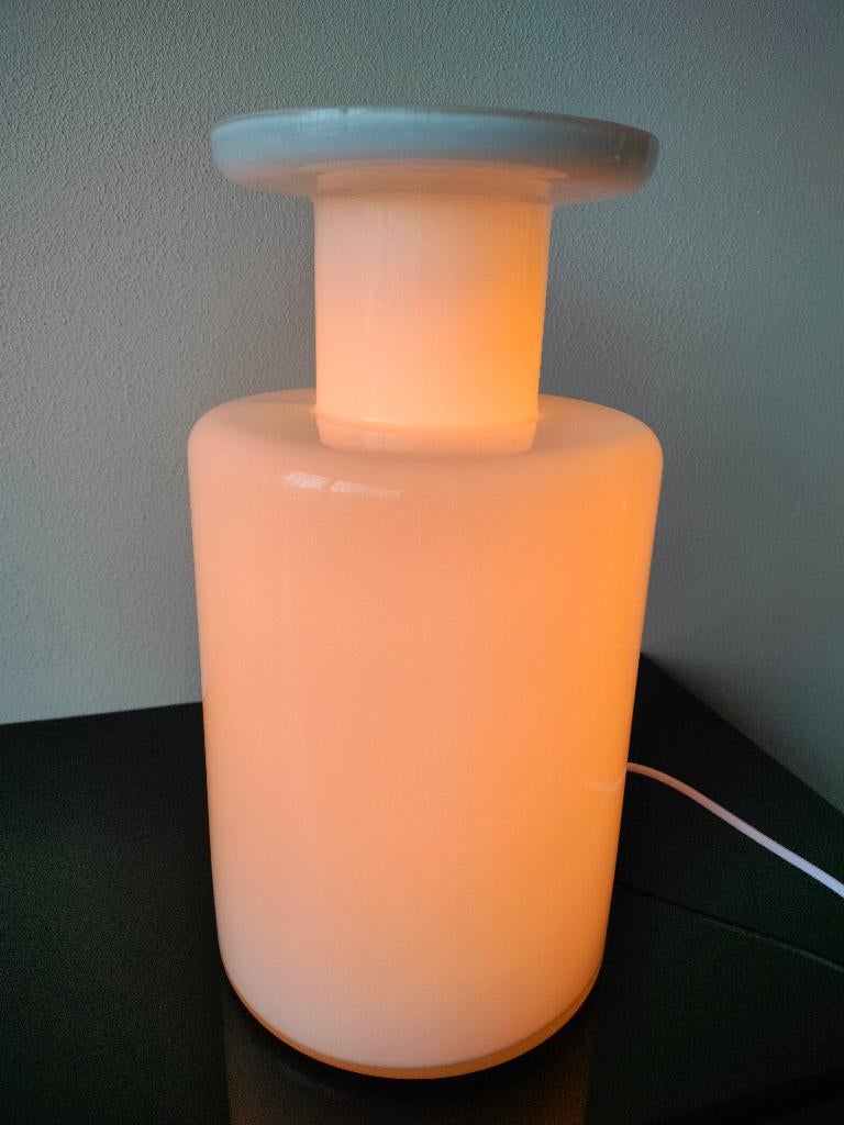 Opalino Vetro Tafellamp Wit Led 16 kleur, Huis en Inrichting, Lampen | Tafellampen, Ophalen of Verzenden, Zo goed als nieuw, Glas