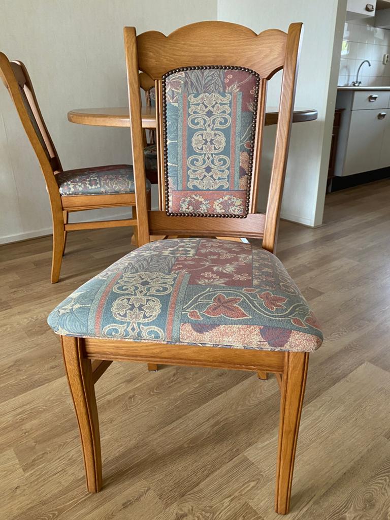 Te koop drie eetkamerstoelen, Antiek en Kunst, Ophalen