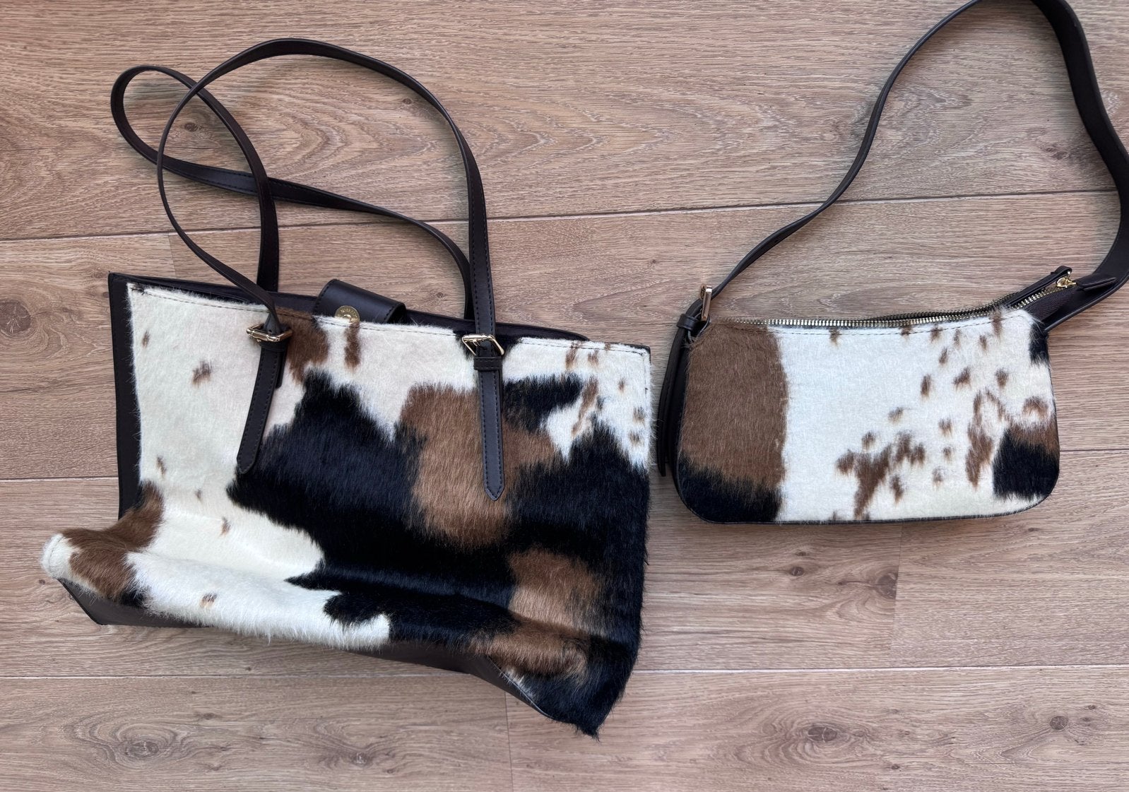 Primark Handtas en Schoudertasje met Koeienprint, Ophalen of Verzenden, Nieuw, Overige kleuren, Shopper