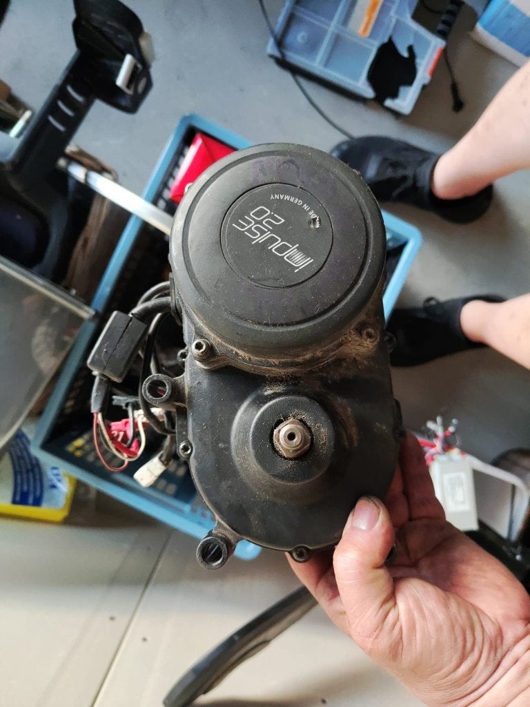 Middenmotor voor elektrische fiets Gazelle Impulse Panasonic, Elektrische fiets, Gebruikt, Ophalen of Verzenden, Motor