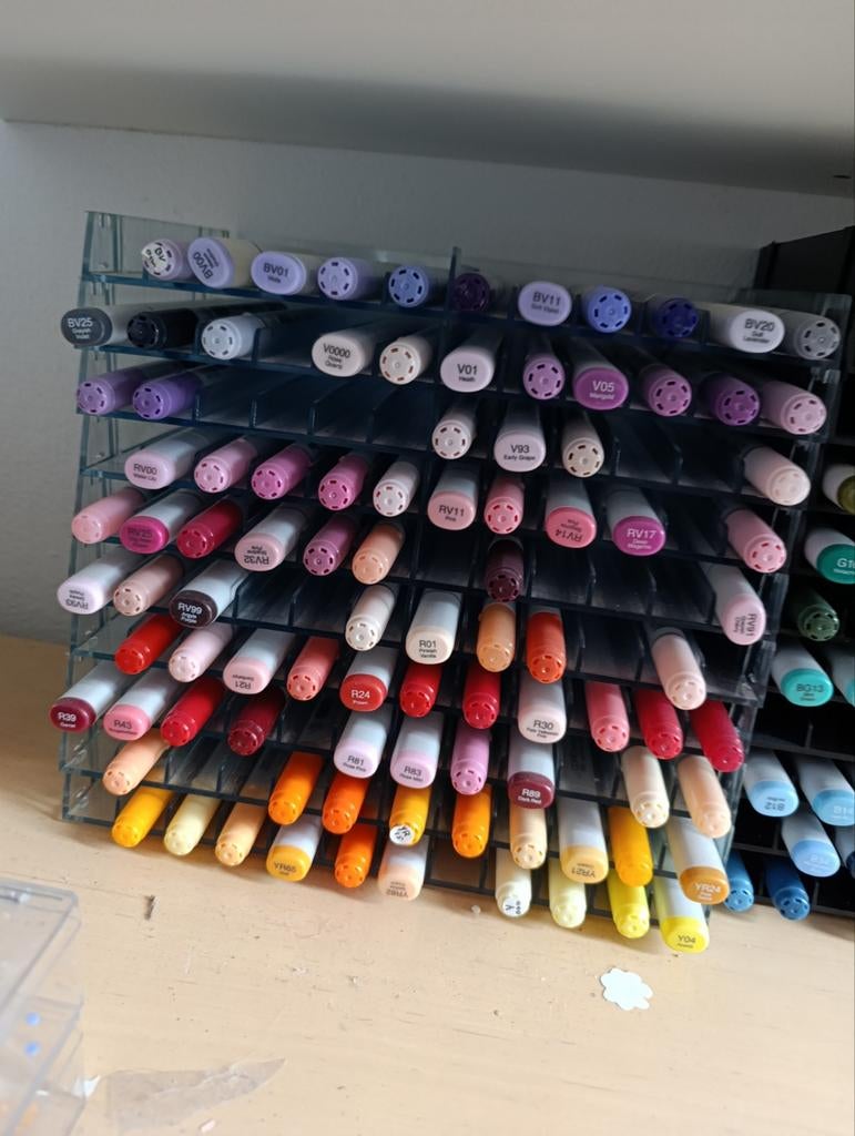 Grote partij copic markers, Hobby en Vrije tijd, Tekenen, Ophalen of Verzenden, Potlood of Stift