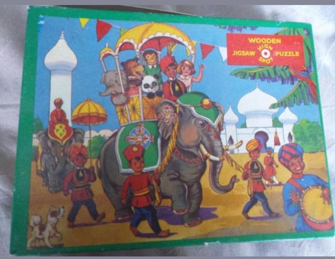 Legpuzzel puzzel circus vintage, Ophalen of Verzenden, Gebruikt