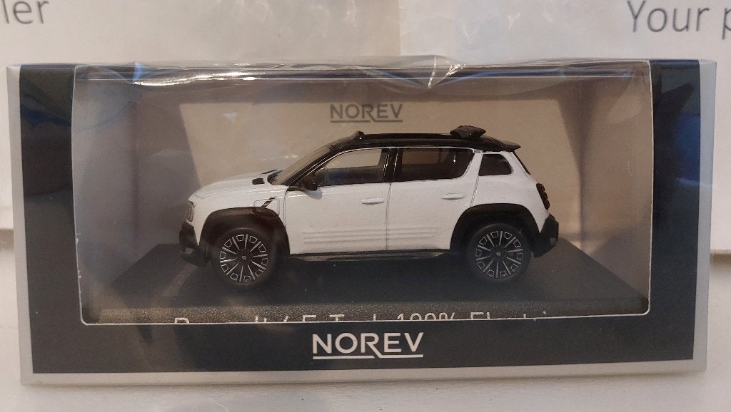 Norev 1:43 Renault 4 E-Tech 2025 glacier white nieuw, Ophalen of Verzenden, Nieuw, Auto, Norev