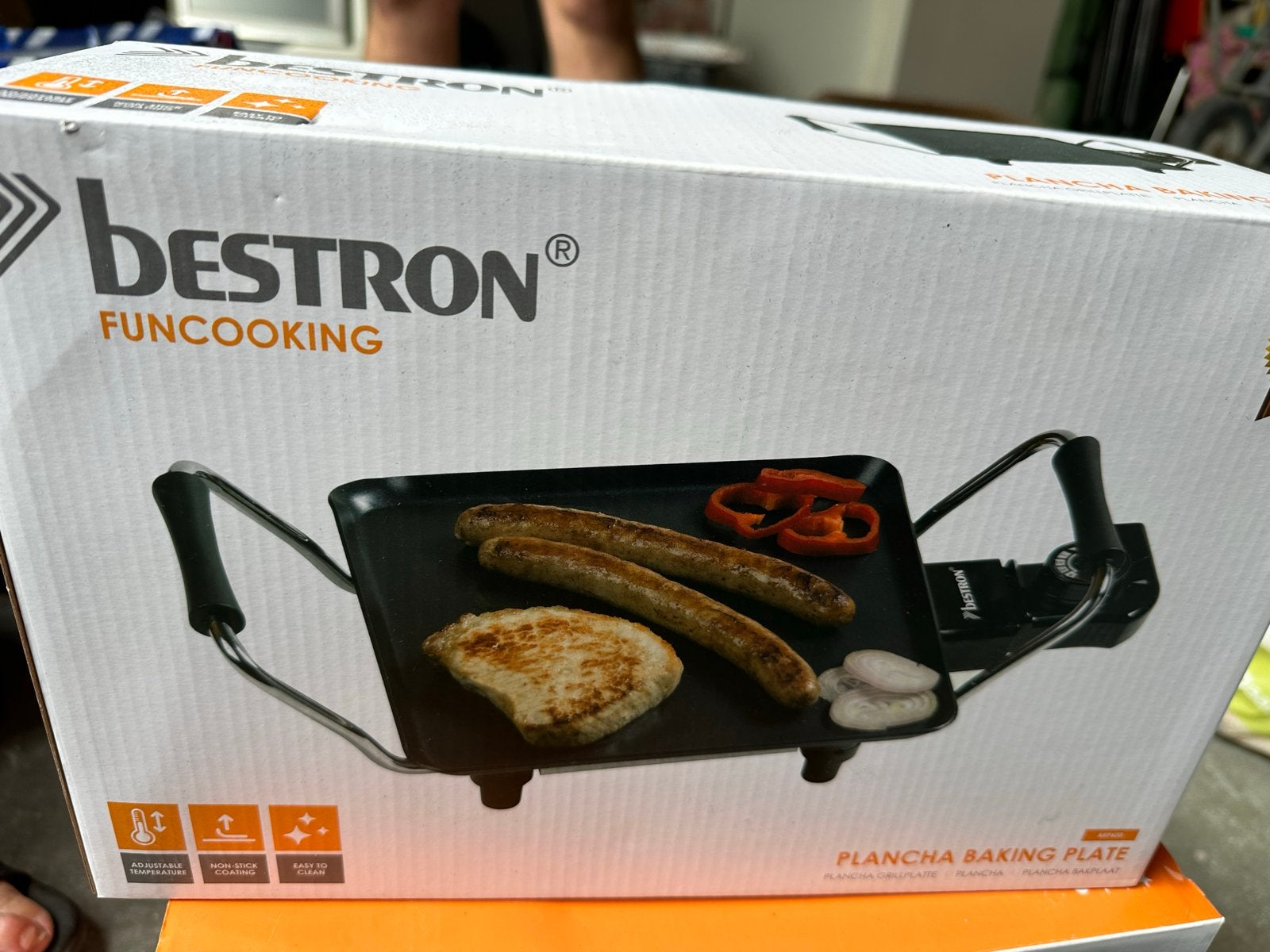 Bestron Fun Cooking Plancha Bakplaat - Nieuw in doos, Ophalen of Verzenden, Nieuw