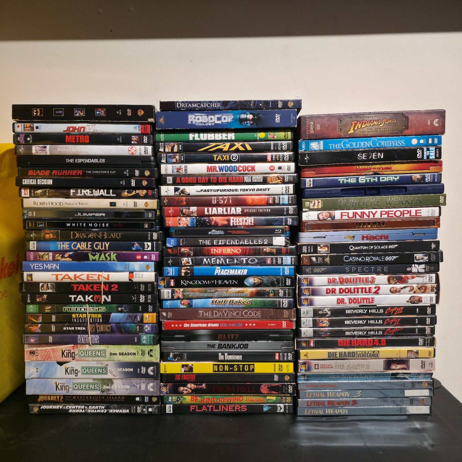 Grote verzameling diverse DVD's - Actie, Komedie, Thriller, Gebruikt, Nederlands, Ophalen of Verzenden, Vanaf 12 jaar